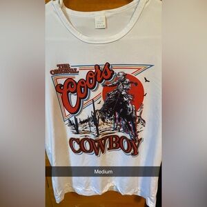 Coors Cowboy Tshirt